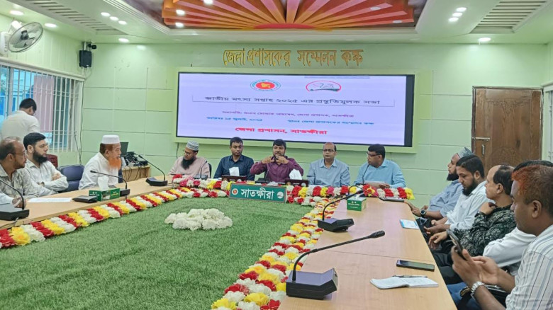 সাতক্ষীরায় জাতীয় মৎস্য সপ্তাহ উপলক্ষে প্রস্তুতিমূল...