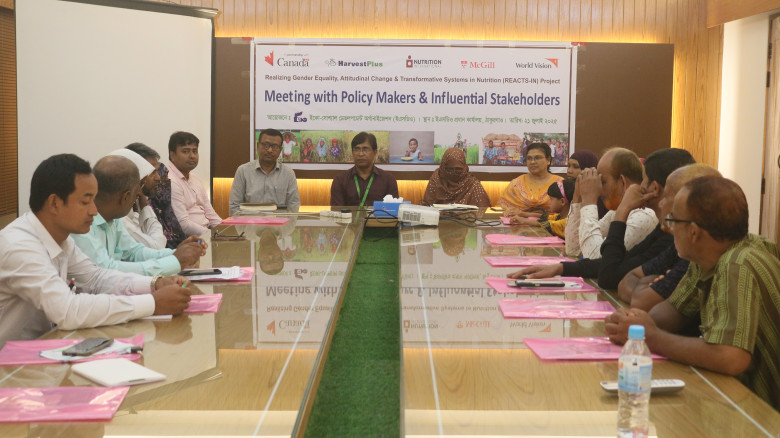 জিংক ধানের সম্প্রসারণে ঠাকুরগাঁওয়ে নীতিনির্ধারক ও অংশীদারদের মতবিনিময় সভা