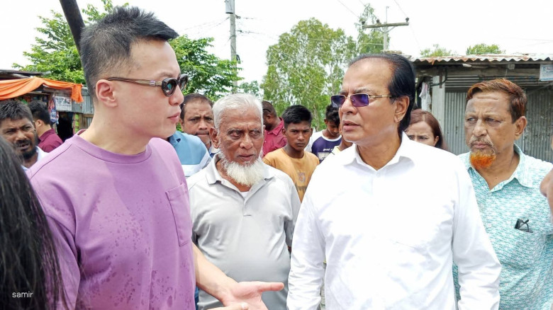 চীনের প্রতিনিধি দল তিস্তা  পরিদর্শনে  দ্রুত বাস্তবায়নের আশ্বাস