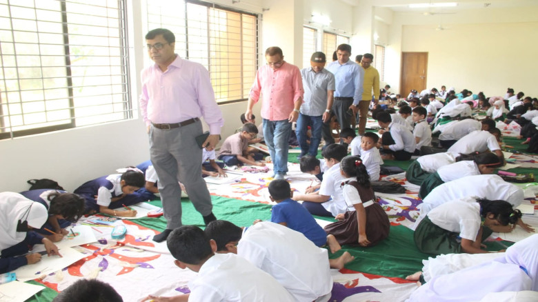 নজরুল বিশ্ববিদ্যালয়ে চিত্রাঙ্কন প্রতিযোগিতা অনুষ্ঠিত