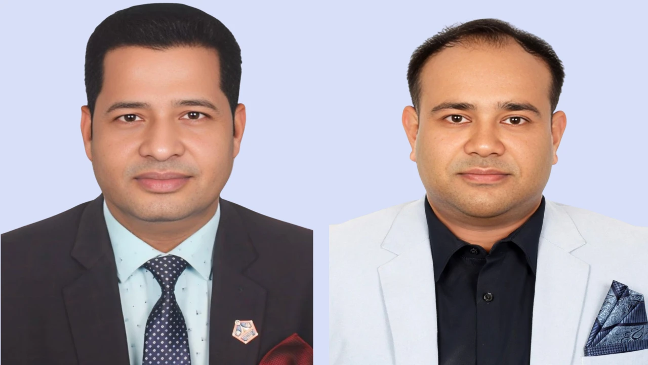 ইমা’র সভাপতি তছলিম চৌধুরী ও সম্পাদক ফেরদৌস নাঈম পরাগ