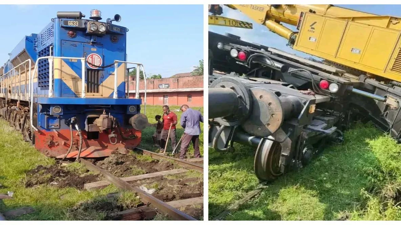 পার্বতীপুরে-লাইনচ্যুত-রেলইঞ্জিন-উদ্ধারে-বডি-খুলতে-গিয়ে-পড়ে-গেল-রিলিফ-ট্রেন