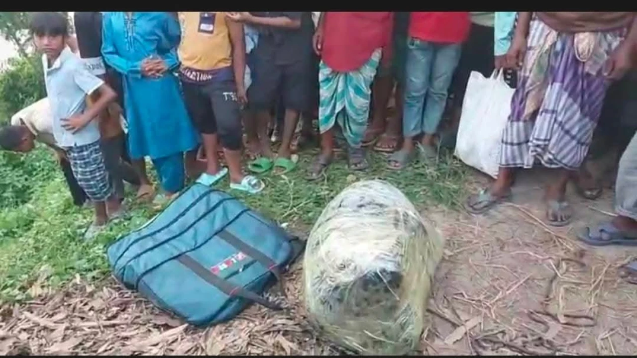 সোনারগাঁও য়ে ডোবা থেকে  যুবতীর বস্তাবন্দি মরদেহ উদ...