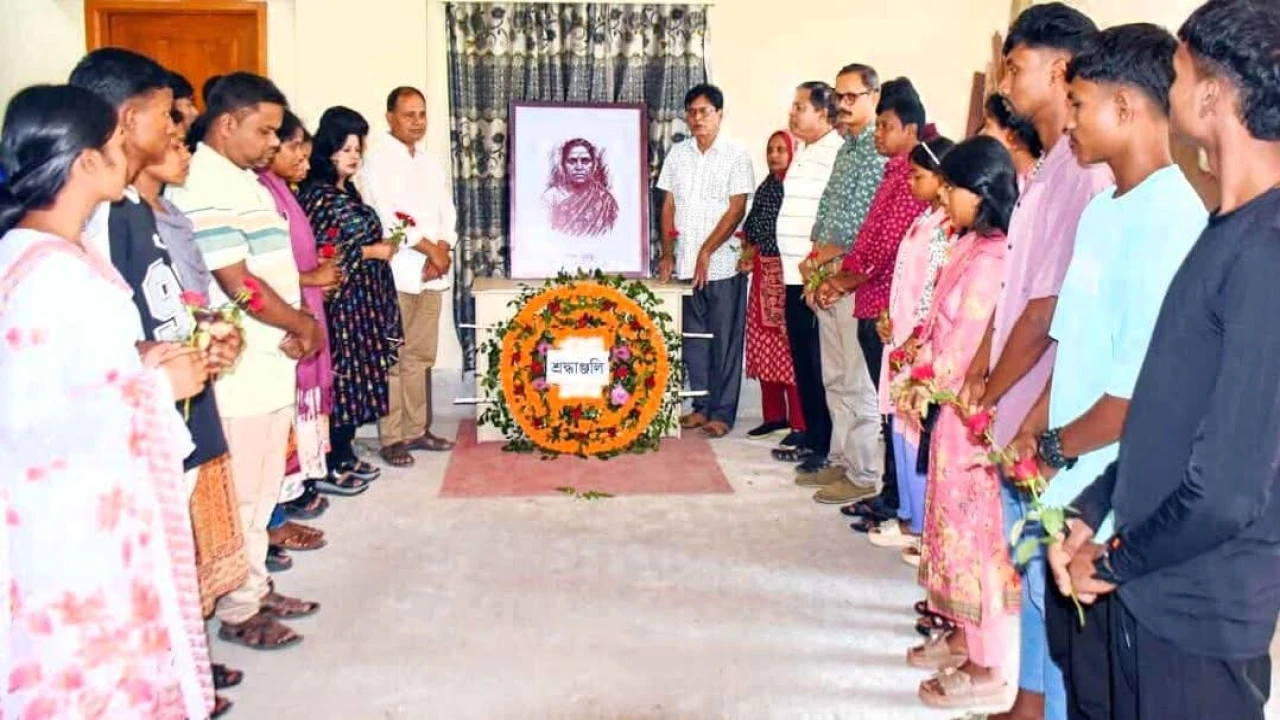 সাঁওতাল নেত্রী প্রিসিলা মুরমু’র স্মরণে গাইবান্ধায় ...