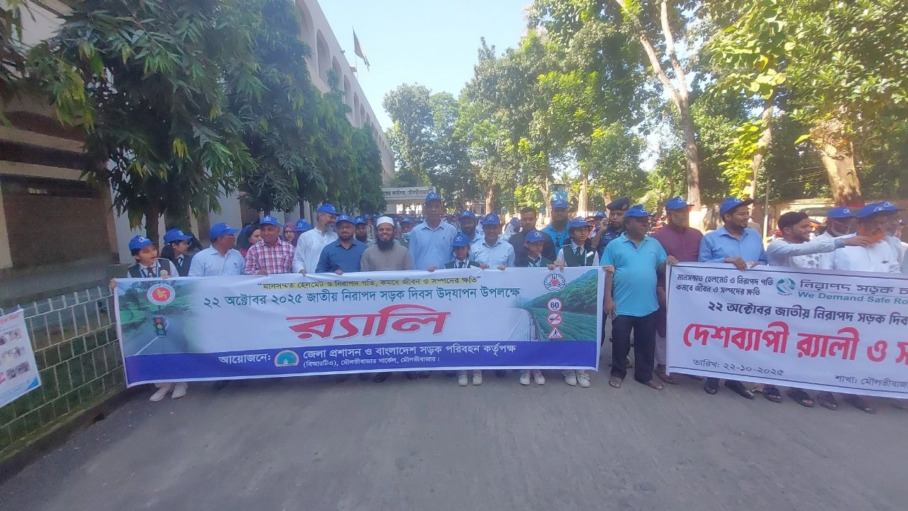 জাতীয় নিরাপদ সড়ক দিবস পালিত...