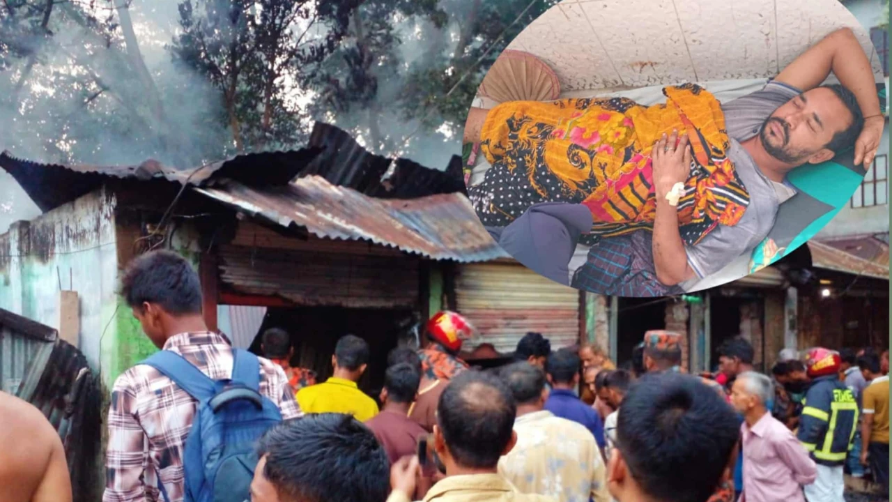 নড়াইলে আগুনে পুড়লো তিন ব্যবসা প্রতিষ্ঠান, অগ্নিদগ্...