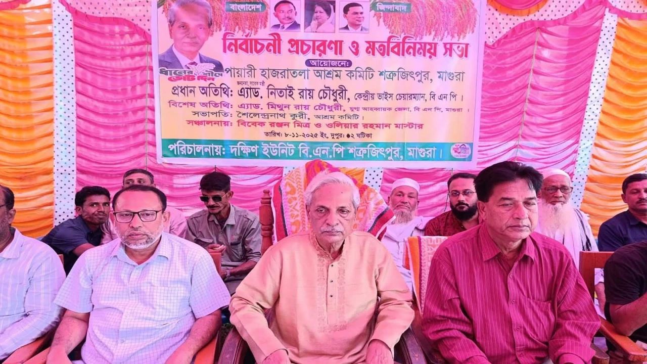 মাগুরায় বিএনপির নির্বাচনী প্রচারণা ও মতবিনিময় সভা অনুষ্ঠিত