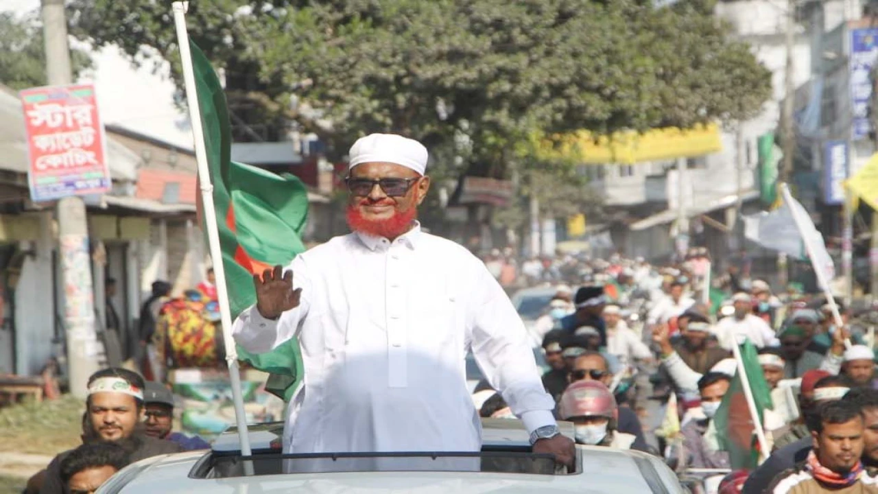 এটিএম আজহারুল ইসলামের বিশাল নির্বাচনী মোটর শোভাযাত...