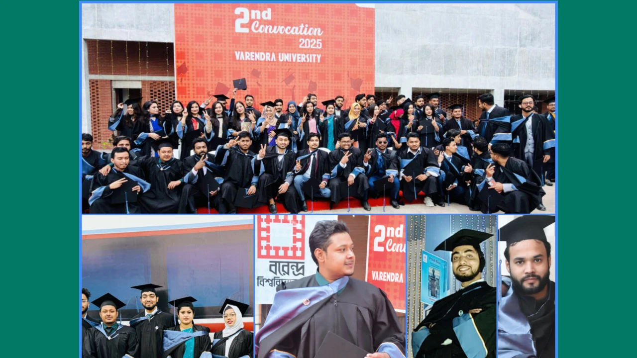বরেন্দ্র বিশ্ববিদ্যালয়ের দ্বিতীয় সমাবর্তন অনুষ্ঠিত