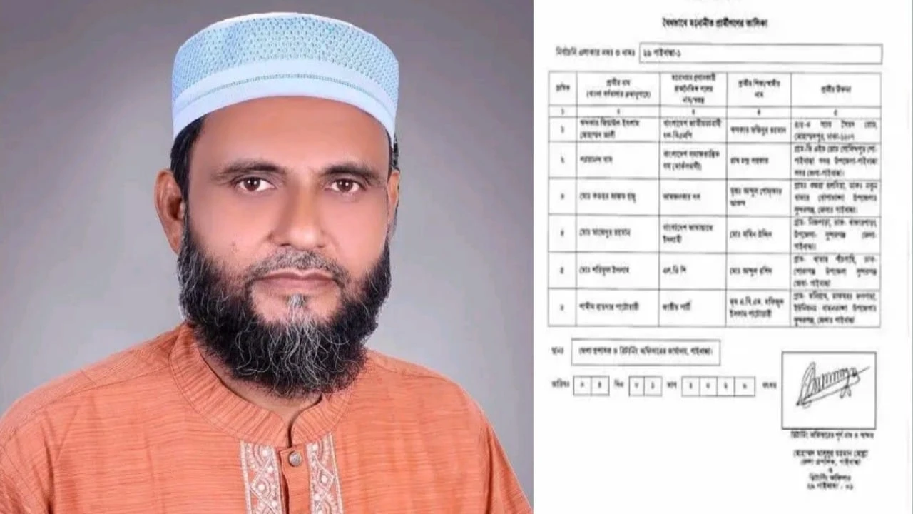 গাইবান্ধা-১ আসনে জামায়াত প্রার্থীর অবৈধ  মনোনয়ন দু...