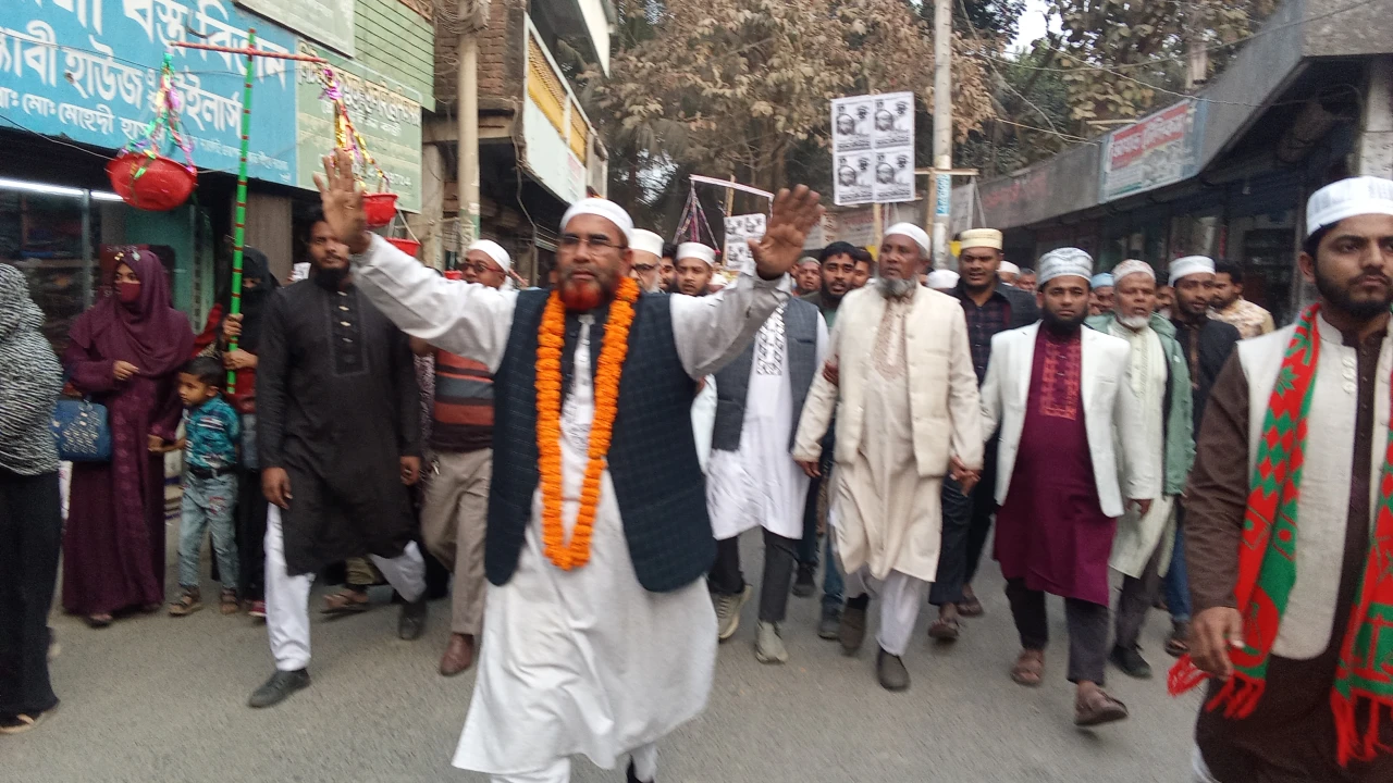 মাগুরায় ১০ জোটের নির্বাচনী মিছিল,রোর্ড শো ডাউন ও স...