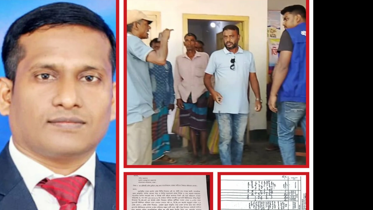 মাগুরার শালিখায় চাউল বিতরণে অনিয়ম ও দুর্নীতির ভিডিও ধারণ ও সংবাদ পরিবেশন করায় দুই সাংবাদিকের নামে চাঁদাবাজি মামলা