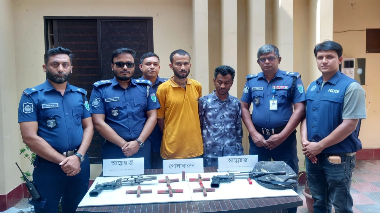 মৌলভীবাজারে কুখ্যাত ডাকাত সর্দার রুবেল সহ ৩ ডাকাত গ্রেফতার