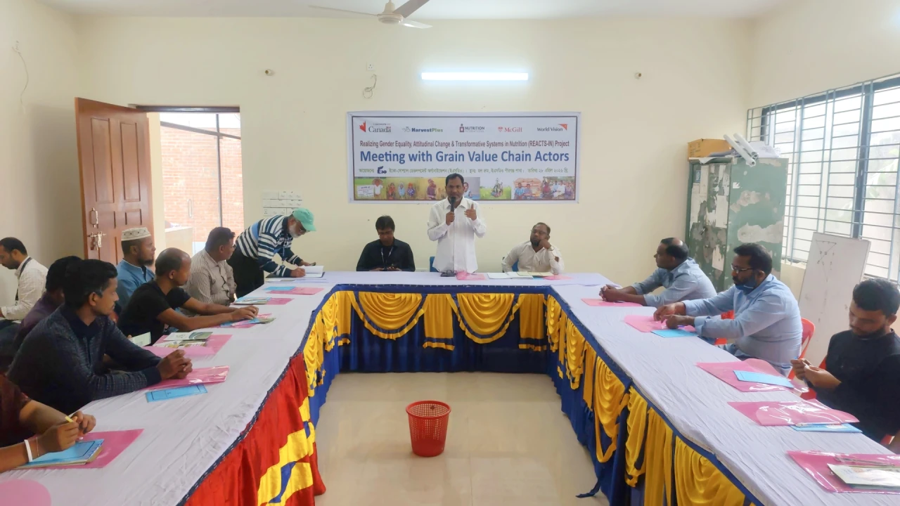 ঠাকুরগাঁওয়ে জিংক ধানের সম্প্রসারণে ভেলু চেইন এক্টরদের নিয়ে আলোচনা 