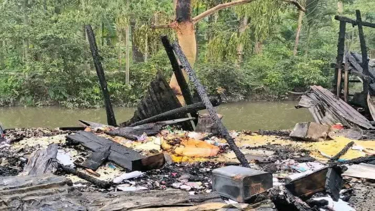 পিরোজপুরের শারিকতলা বাজারে মধ্যরাতে ভয়াবহ অগ্নিকাণ...