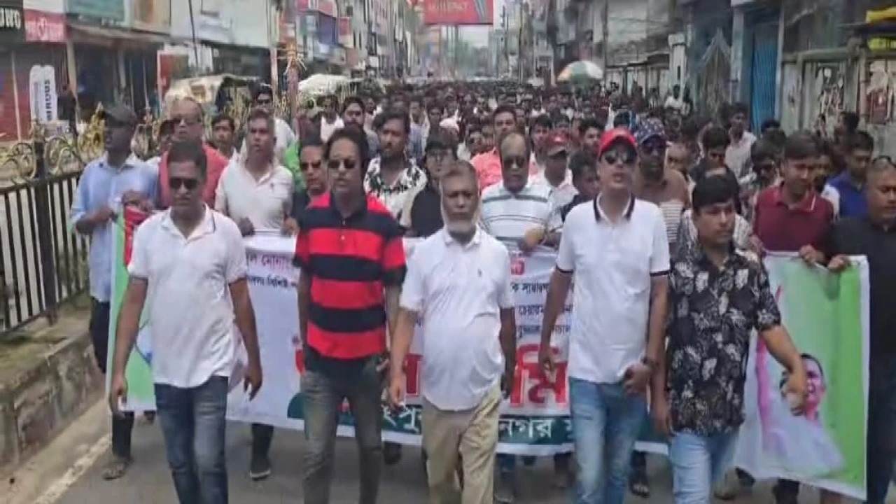 যুবদলের পূর্ণাঙ্গ কমিটি ঘোষণায় রংপুর মহানগর যুবদলের আনন্দ মিছিল