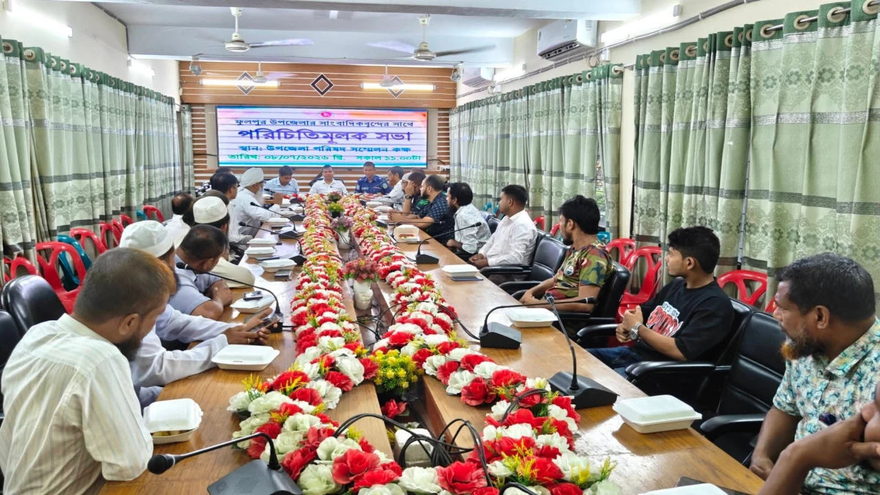 ফুলপুরে সাংবাদিকদের সাথে নবাগত ইউএনও'র পরিচিতিমূলক...