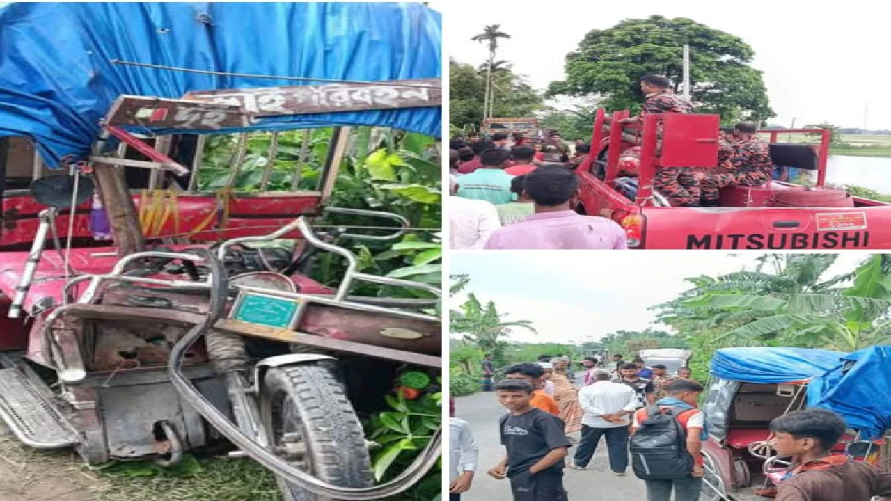 খানসামায় অটোরিকশা- টেম্পুর সংঘর্ষে নিহত ১, আহত ৩