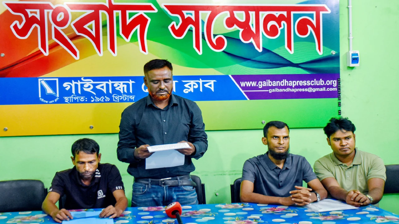 জমির ক্রেতার বিরুদ্ধে স্ত্রীর অপপ্রচারের অভিযোগ, প্রতিবাদে স্বামীর সংবাদ সম্মেলন