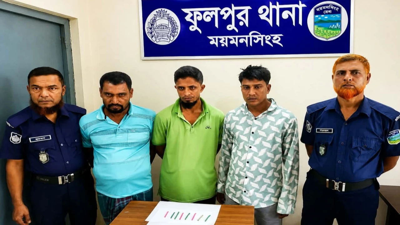 ফুলপুরে ৮০ পিচ ইয়াবাসহ তিন জন গ্রেফতার