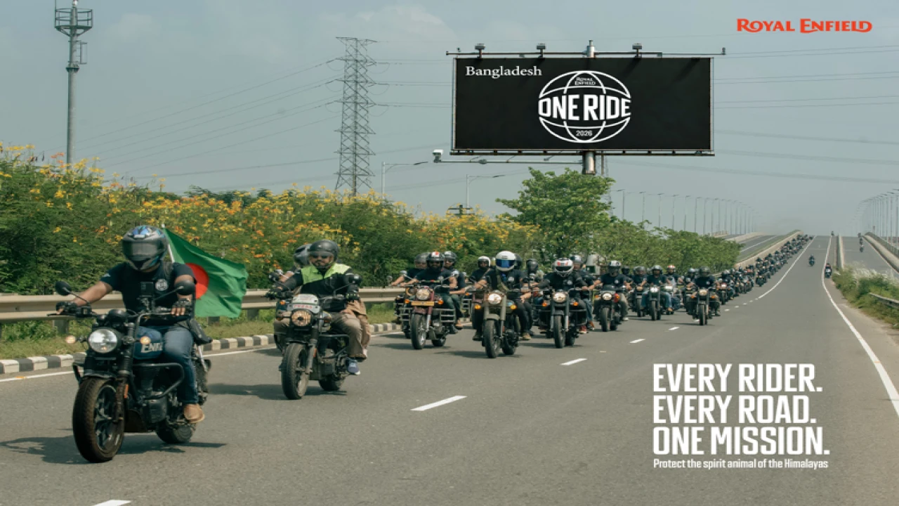 Every Rider. Every Road. One Mission. এই বার্তাকে ধারণ করে সারাদেশে ১,০০০-এরও বেশি অংশগ্রহণকারীর অংশগ্রহণে বাংলাদেশে উদযাপিত হলো রয়্যাল এনফিল্ড ওয়ান রাইড ২০২৬