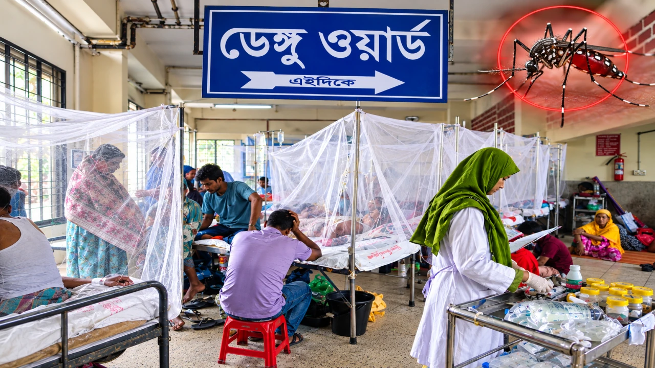 রাজশাহীতে আবারও ডেঙ্গুর ভয়াবহতা: শক সিন্ড্রোম-মায়োকার্ডাইটিসে বাড়ছে মৃত্যুঝুঁকি