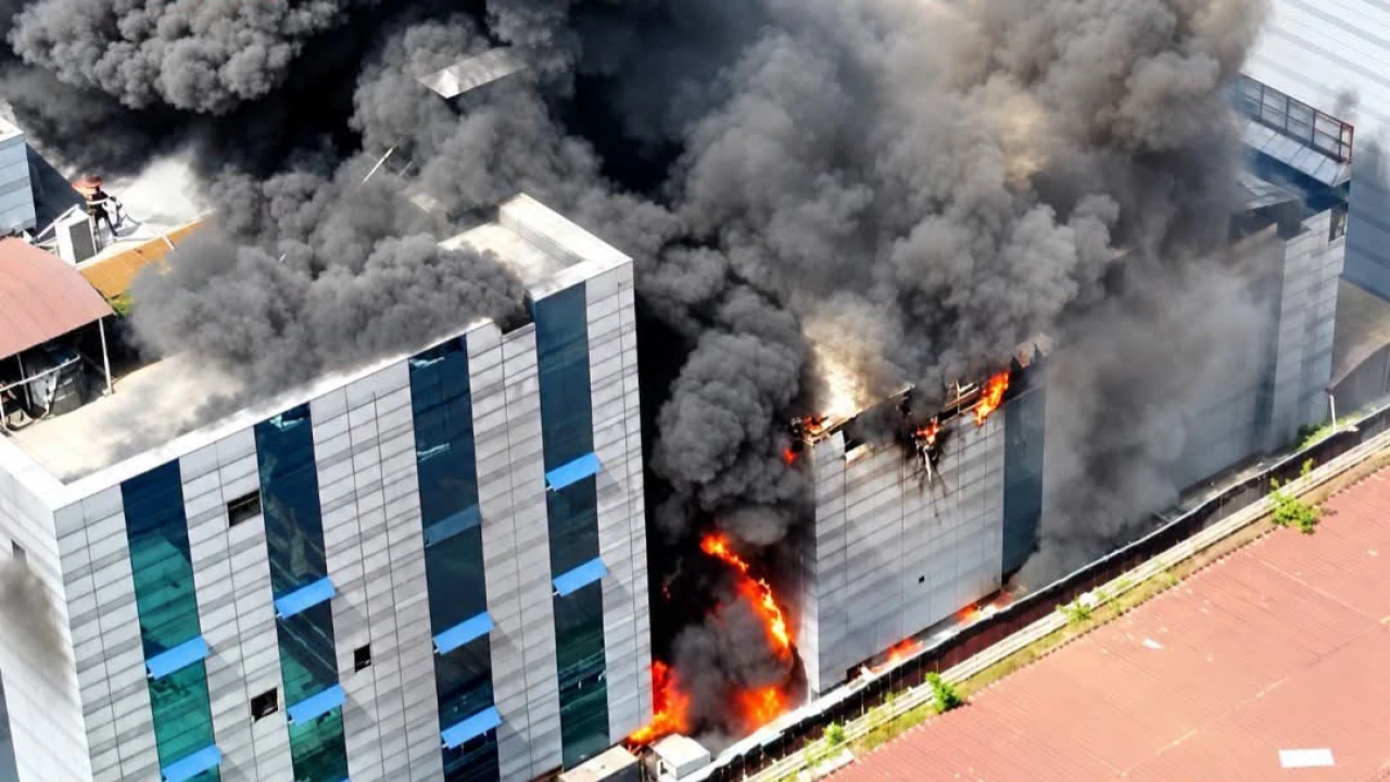 টঙ্গীতে ঔষুধ কারখানায় ভয়াবহ অগ্নিকান্ড